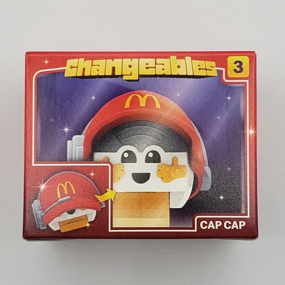 McDonald's Other - New McDonald's Happy Meal Toy Changeables- CapCap #3 (Unopened)